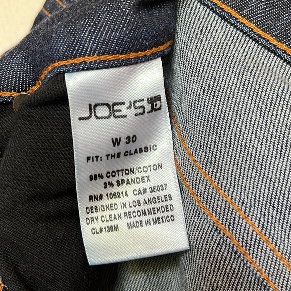 Mens Joes Jeans Classic Fit Size 30 - Picture 2 of 2